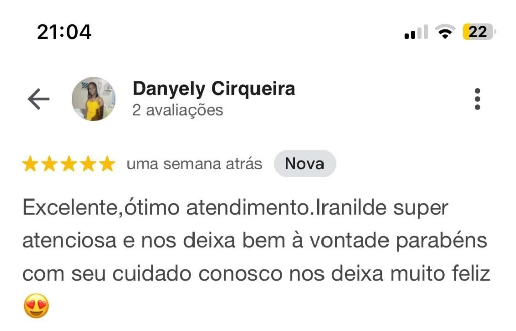 Mensagem de cliente 7
